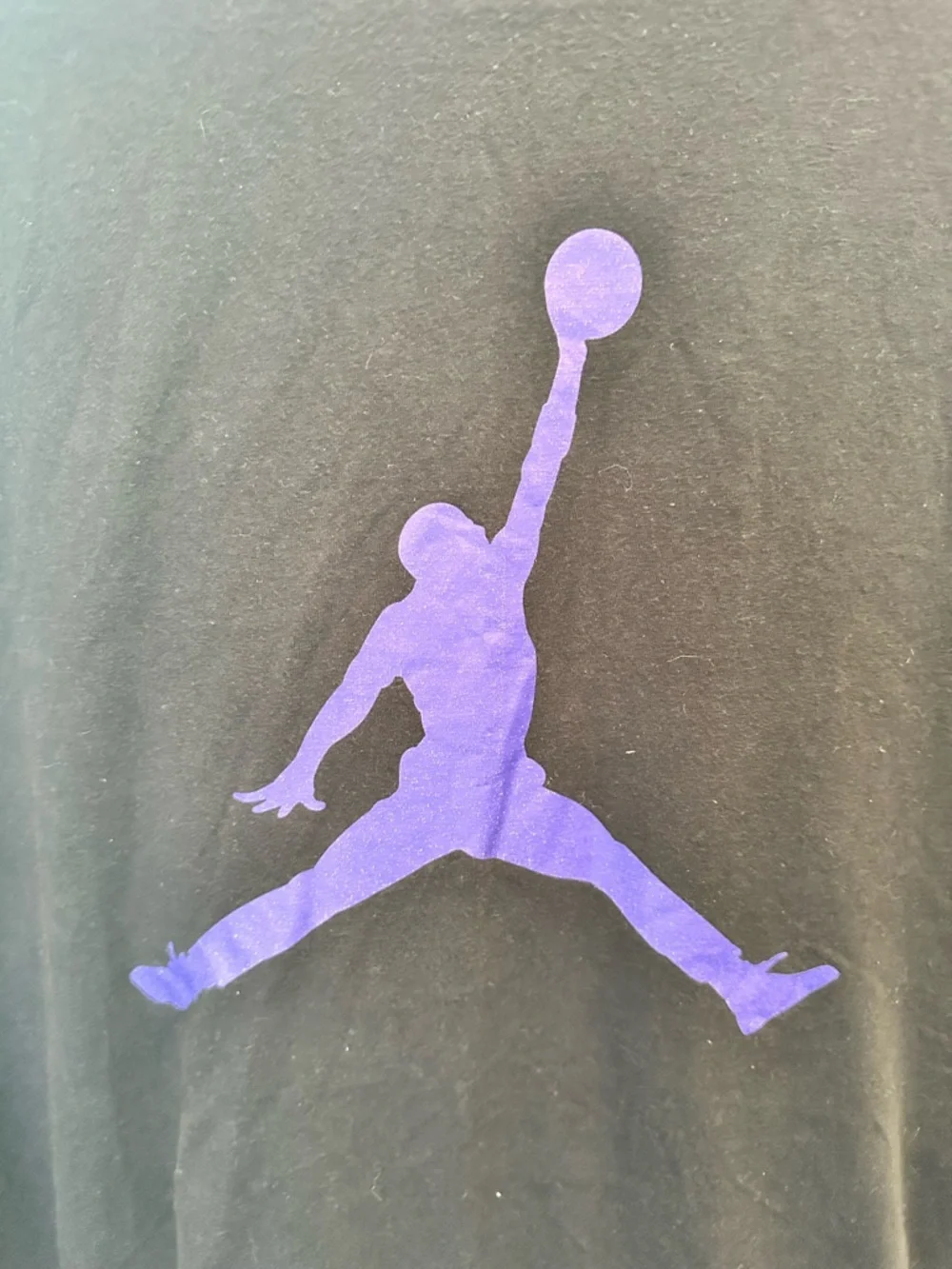 Jordan Jumpman Men's Standard Fit T-Shirt Black/Purple